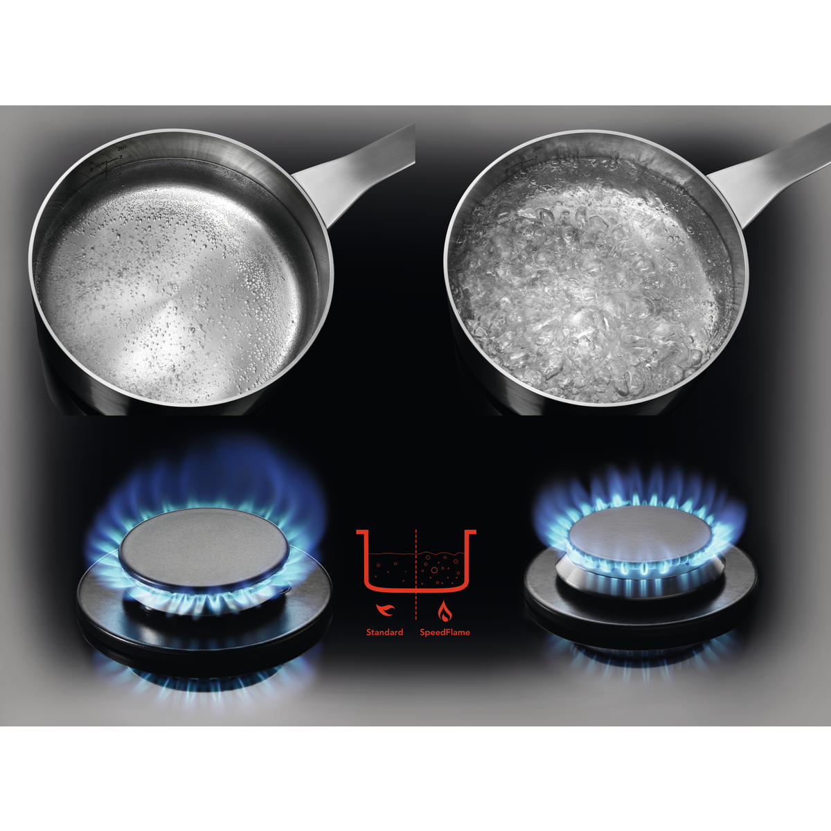 AEG - Gas hob - HGB75520SM