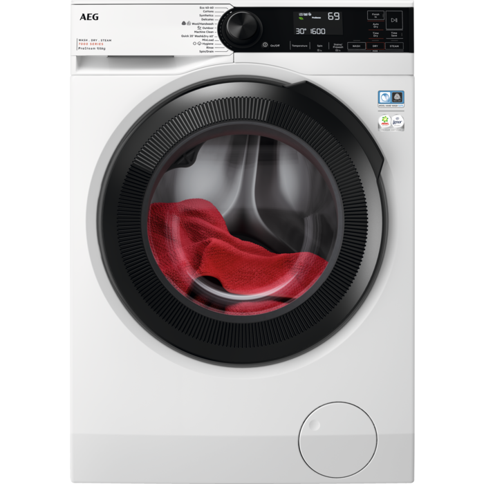 AEG - Freestanding washer dryer - LWR7496O4B