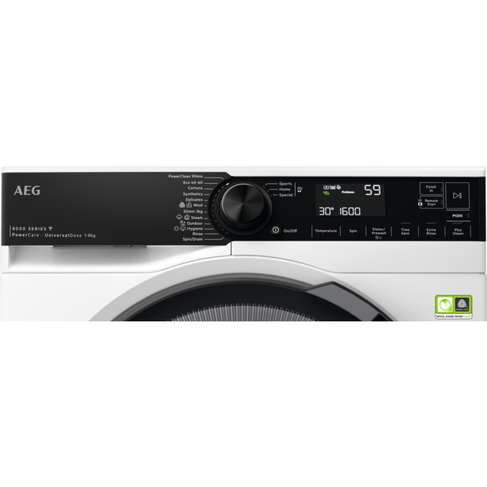 AEG - 8 kg washing machine - LFR84866UC