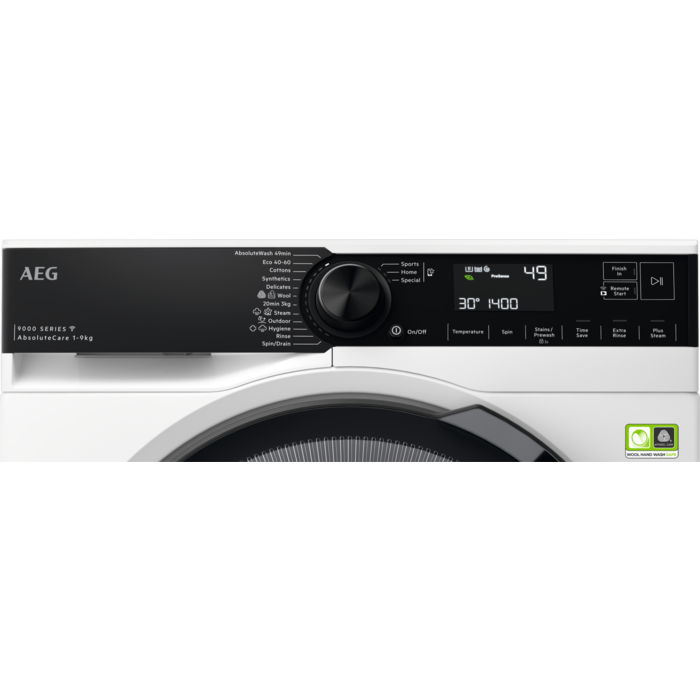 AEG - 9 kg washing machine - LFR94946WS
