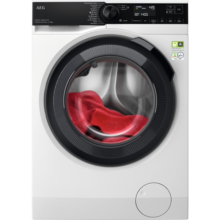 AEG - 9 kg washing machine - LFR94946WS
