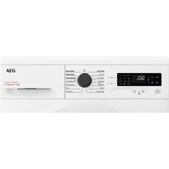 AEG - Front loader washing machine - LFX50844B