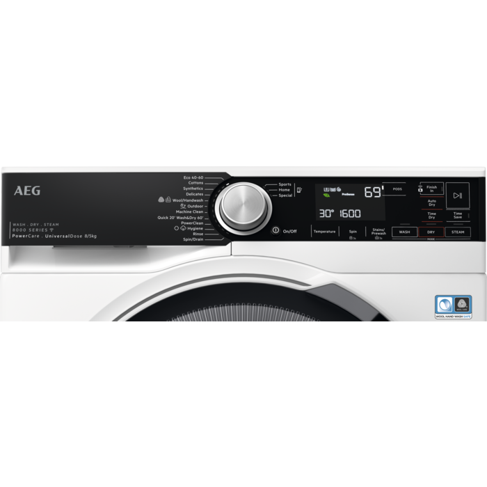 AEG - Freestanding washer dryer - LWR8585M5UD