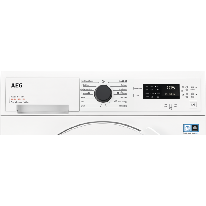 AEG - Freestanding washer dryer - LWX60966B
