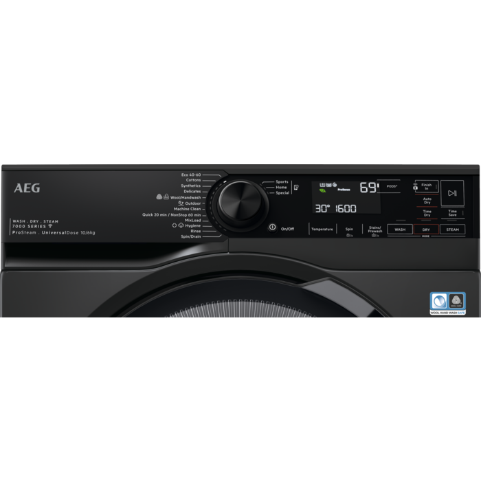 AEG - Freestanding washer dryer - LWR7416U6UD