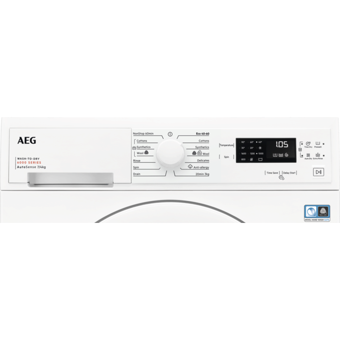 AEG - Freestanding washer dryer - LWX60746B