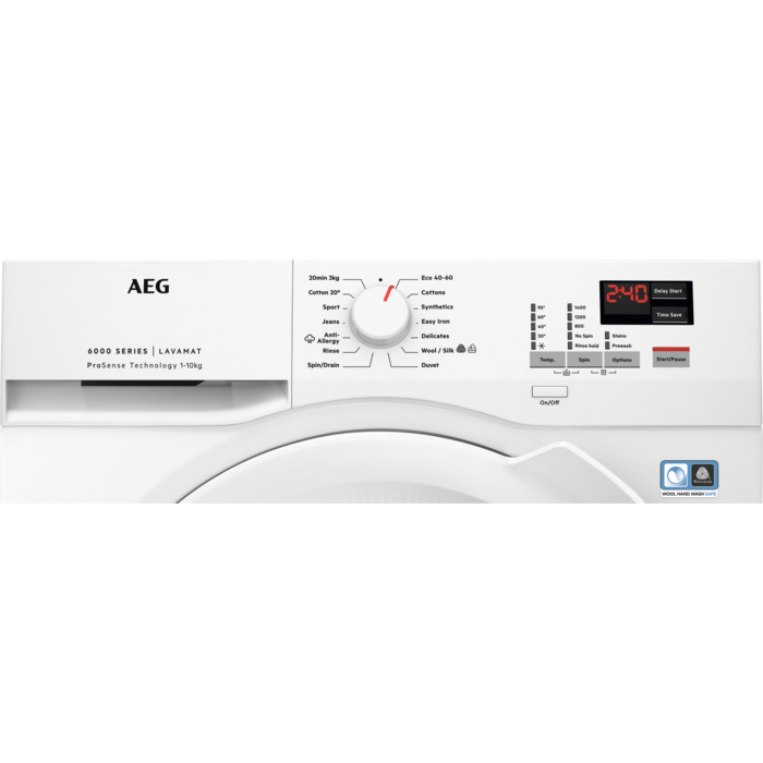 AEG - Front loader washing machine - L6FBK141B