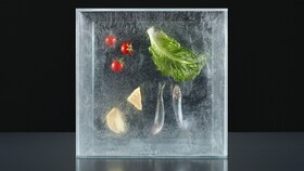 A selection of foods that need to be chilled such as salad and fish
