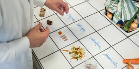 Hervé This in his gastronomy laboratory