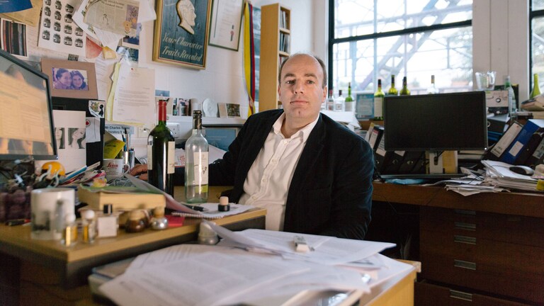 Charles Spence in his university study