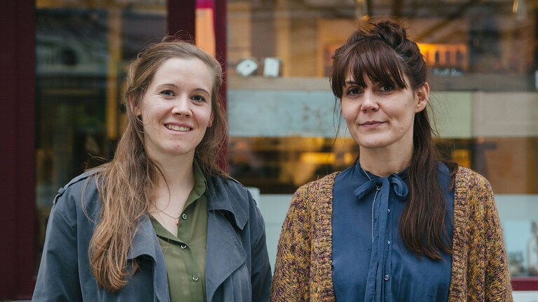The Culinary Misfits ladies standing next to eachother