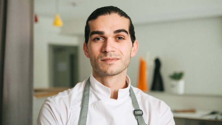 Jozef Youssef standing in his restaurant kitchen