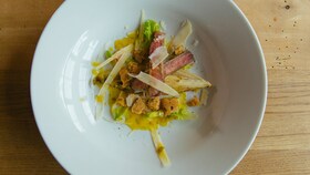 Ludwig Maurer's Caesar Salad with Wagyu beef